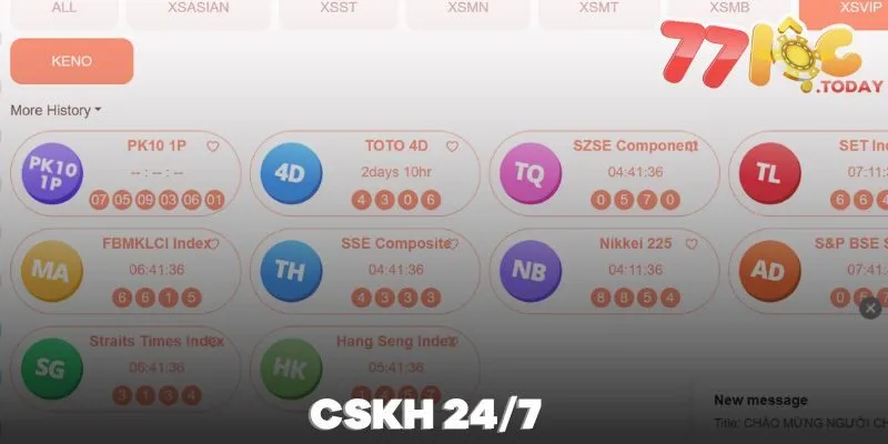 XỔ SỐ 77LOC 3 Dịch vụ CSKH tại hệ thống quay số 77loc chuyên nghiệp